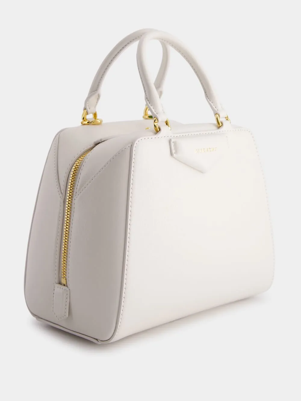Ivory Mini Antigona Cube Bag sold by Fashion Clinic product image thumbnail 4