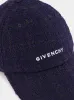 Dark Blue Tweed Givenchy Cap sold by Fashion Clinic