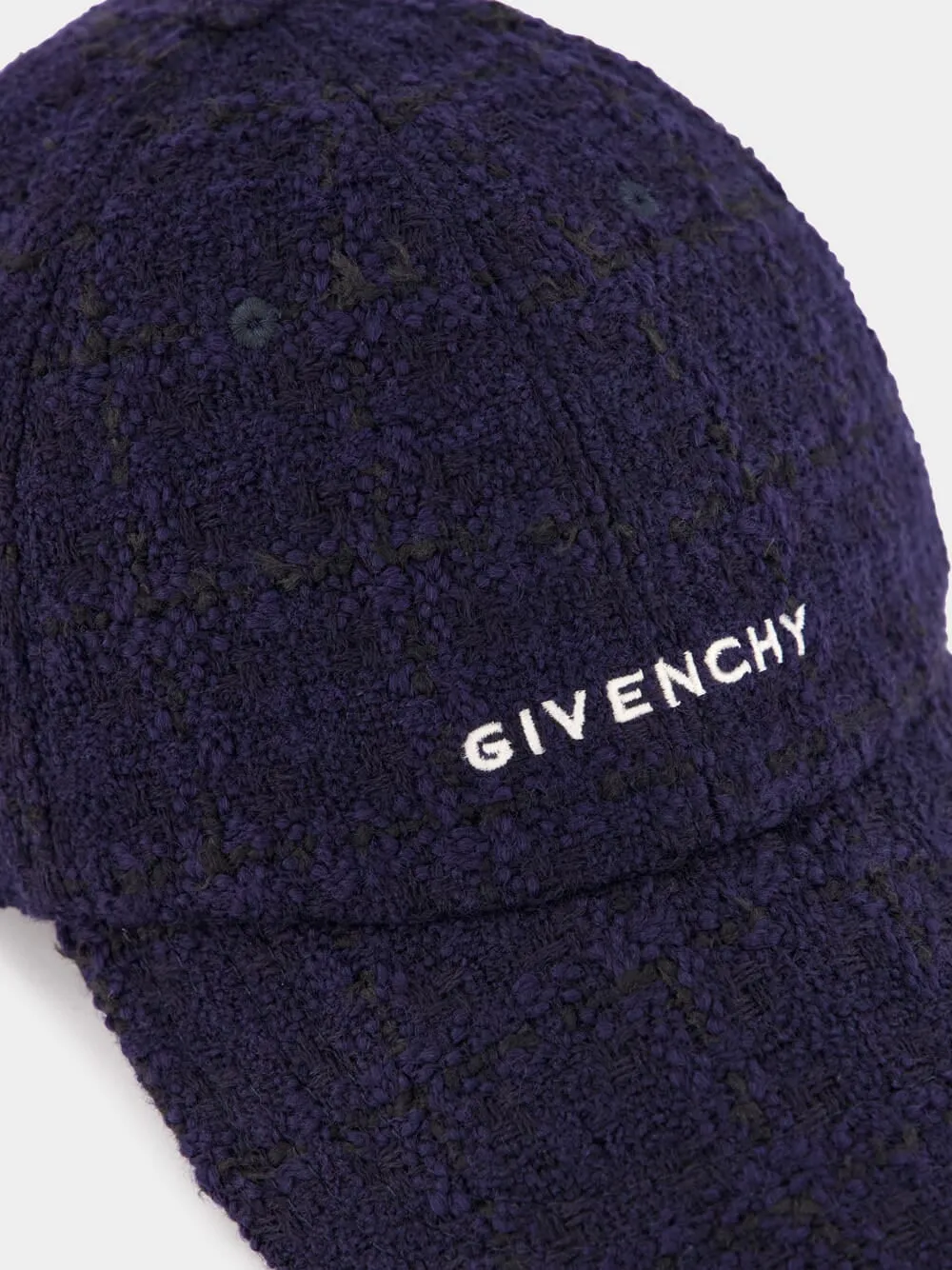 Dark Blue Tweed Givenchy Cap sold by Fashion Clinic product image thumbnail 3