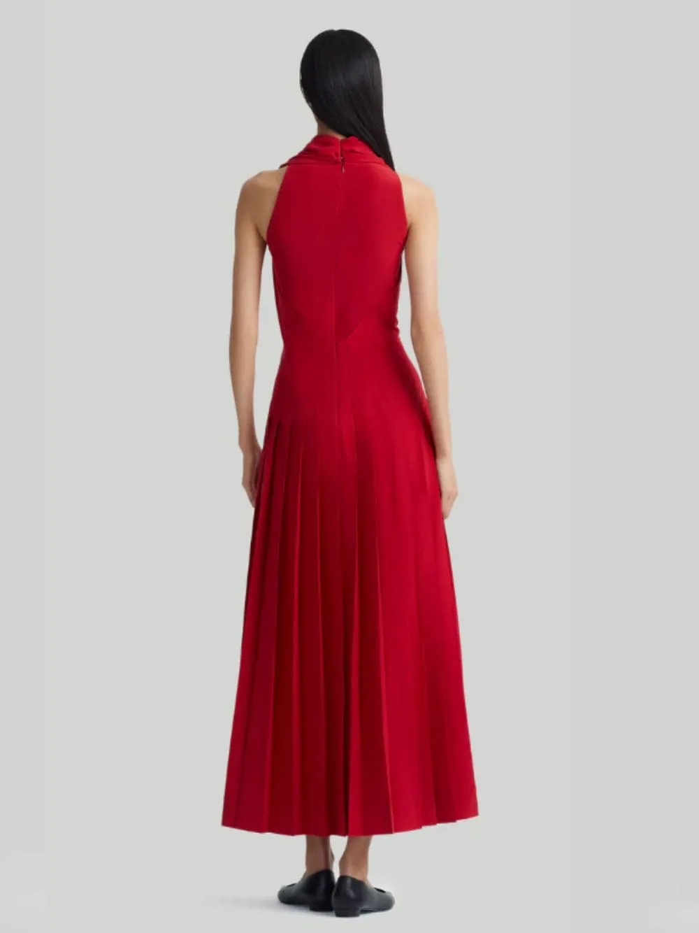 Nathalie Red Midi Dress sold by Fashion Clinic product image thumbnail 4