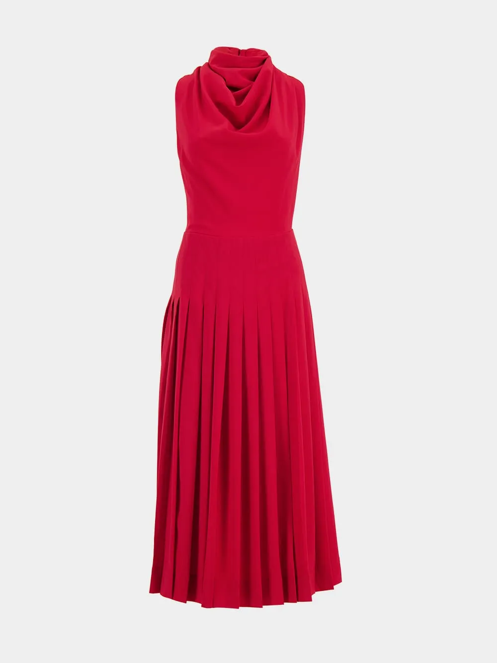 Nathalie Red Midi Dress sold by Fashion Clinic product image thumbnail 2