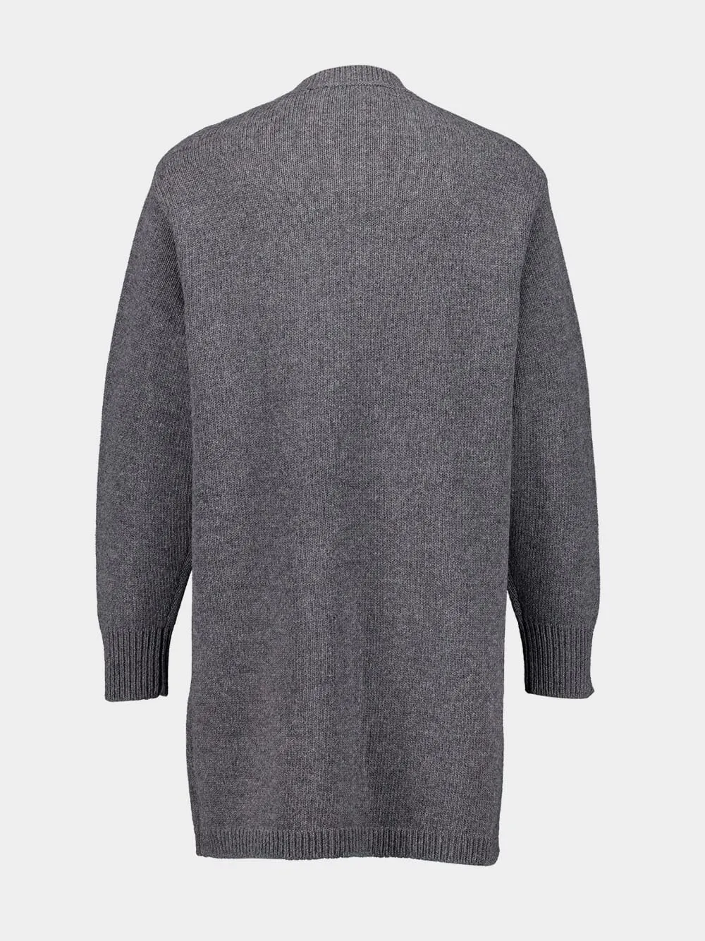 Dark Grey Wool Cardigan sold by Fashion Clinic product image thumbnail 3