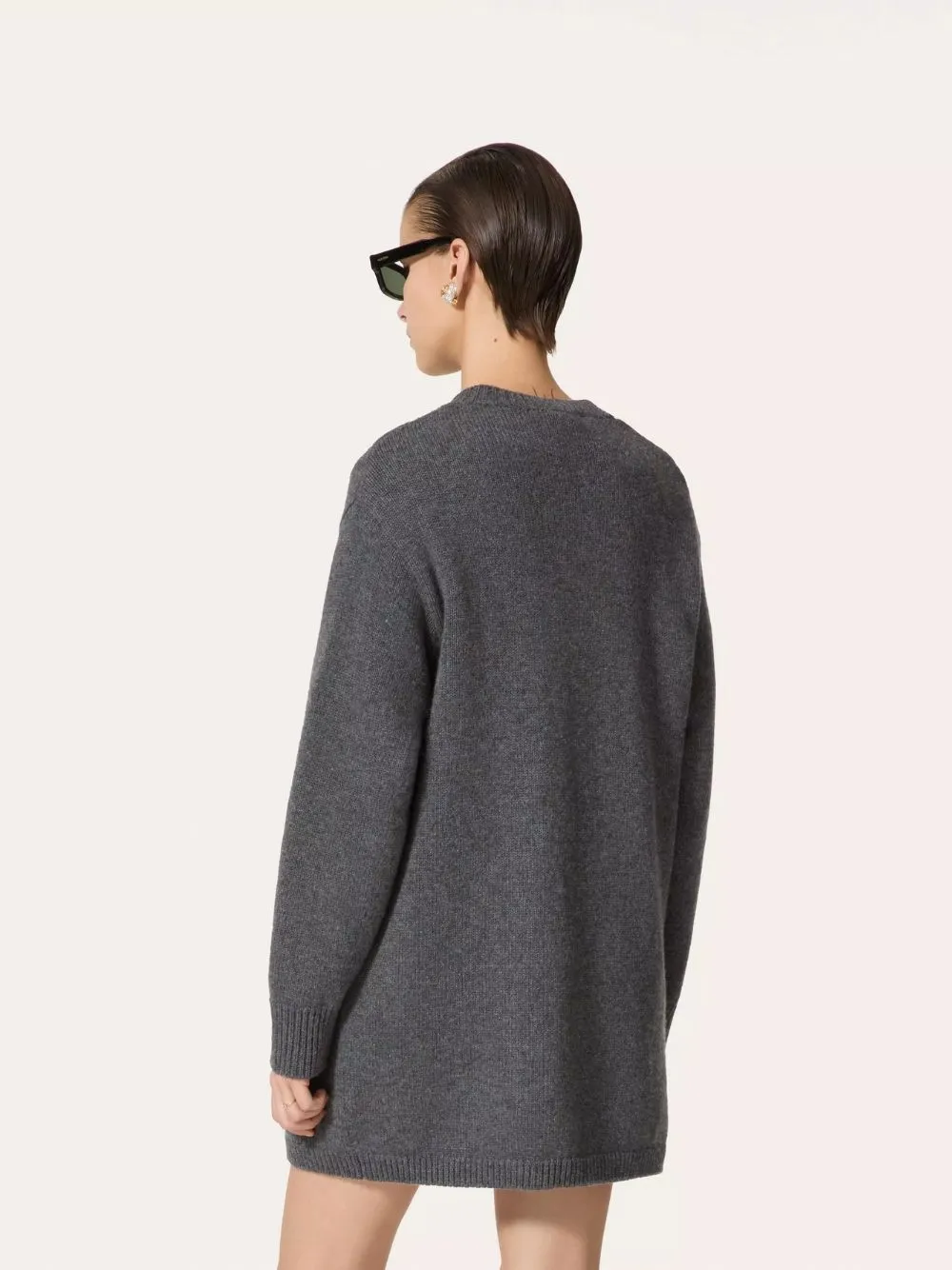 Dark Grey Wool Cardigan sold by Fashion Clinic product image thumbnail 4