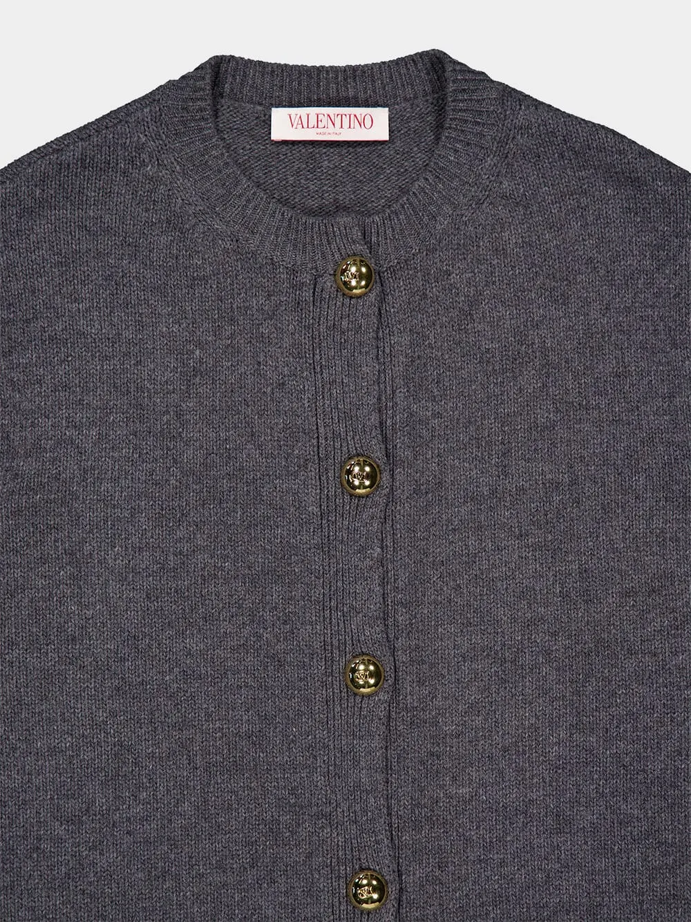 Dark Grey Wool Cardigan sold by Fashion Clinic product image thumbnail 5