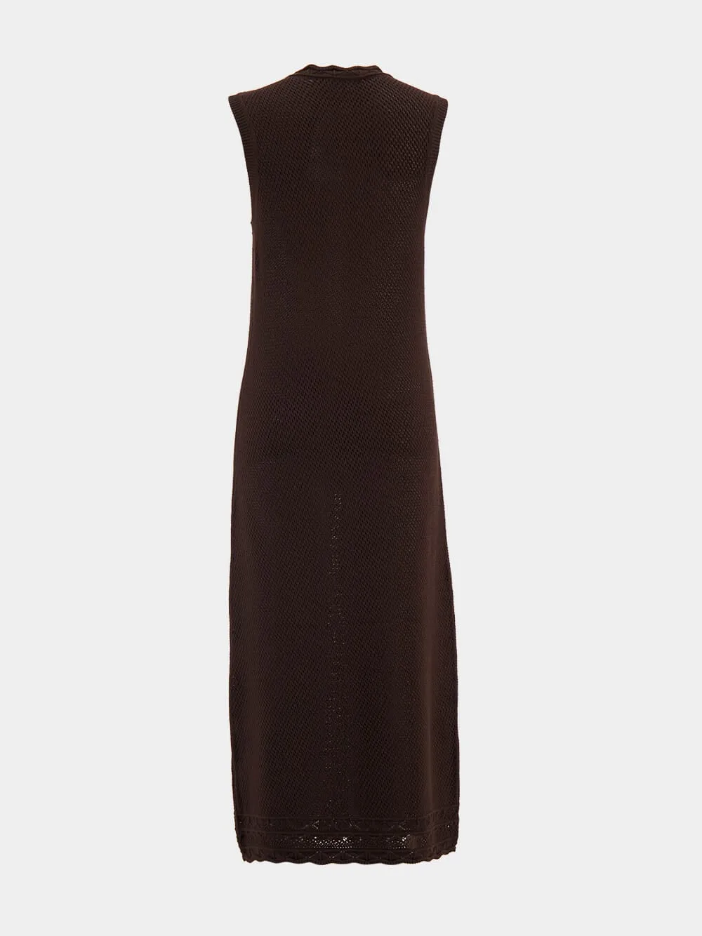 Sleeveless Knitted Maxi Dress sold by Fashion Clinic product image thumbnail 2