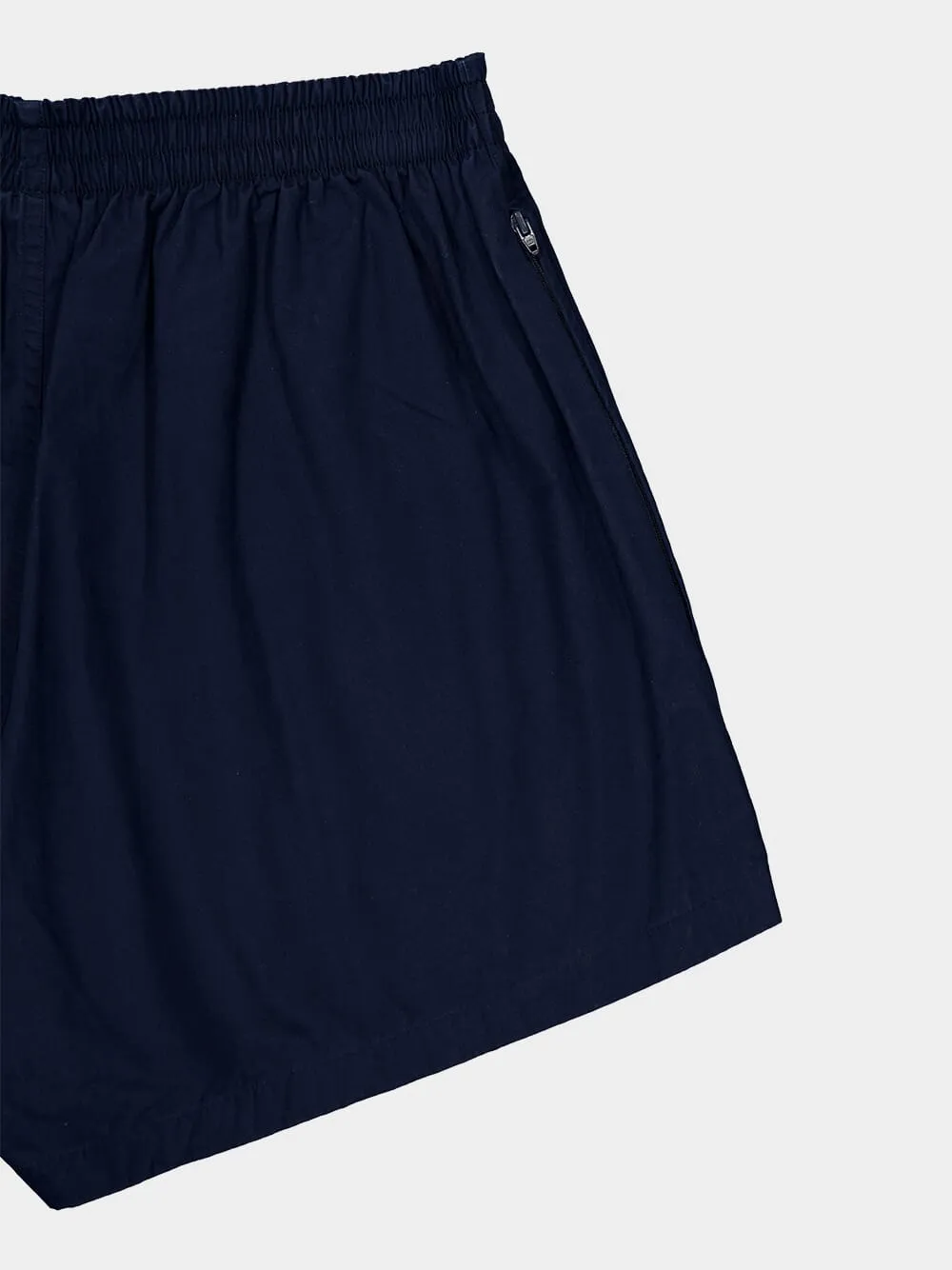 Dark Blue Cotton Poplin Boxer Shorts sold by Fashion Clinic product image thumbnail 4