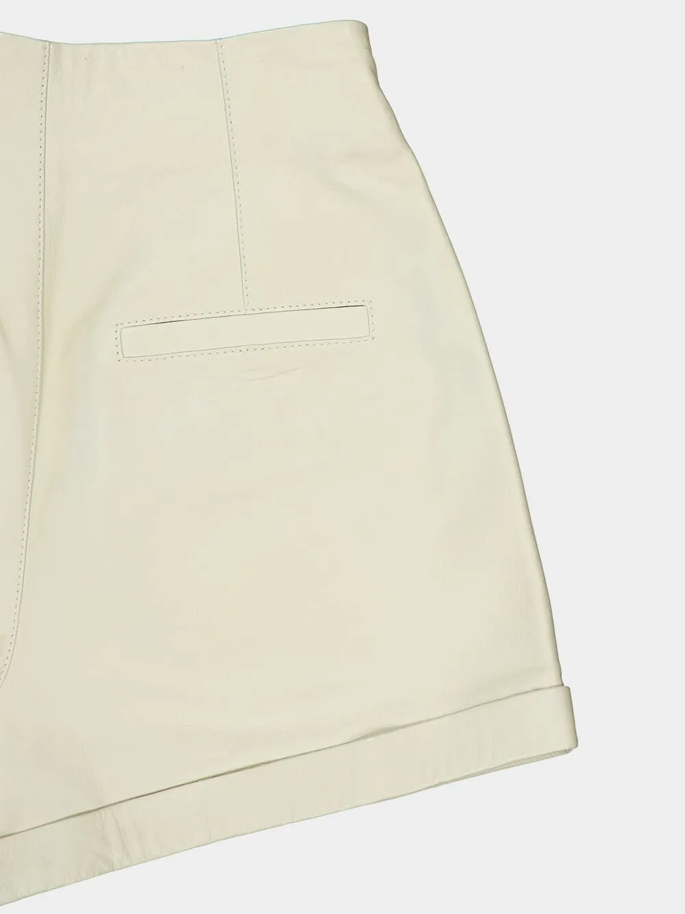 Button Detailed High Waist Shorts sold by Fashion Clinic product image thumbnail 4