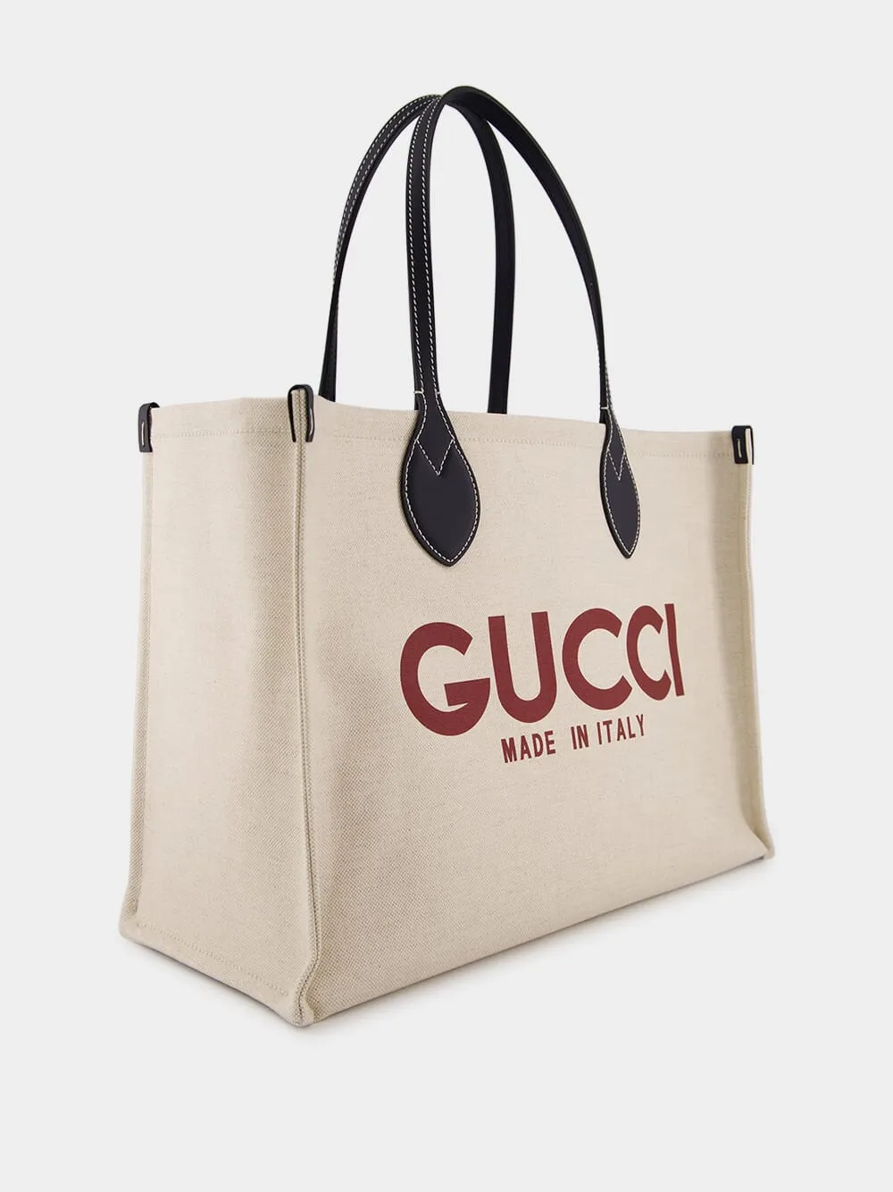 Medium Tote Bag with Gucci Print sold by Fashion Clinic product image thumbnail 2