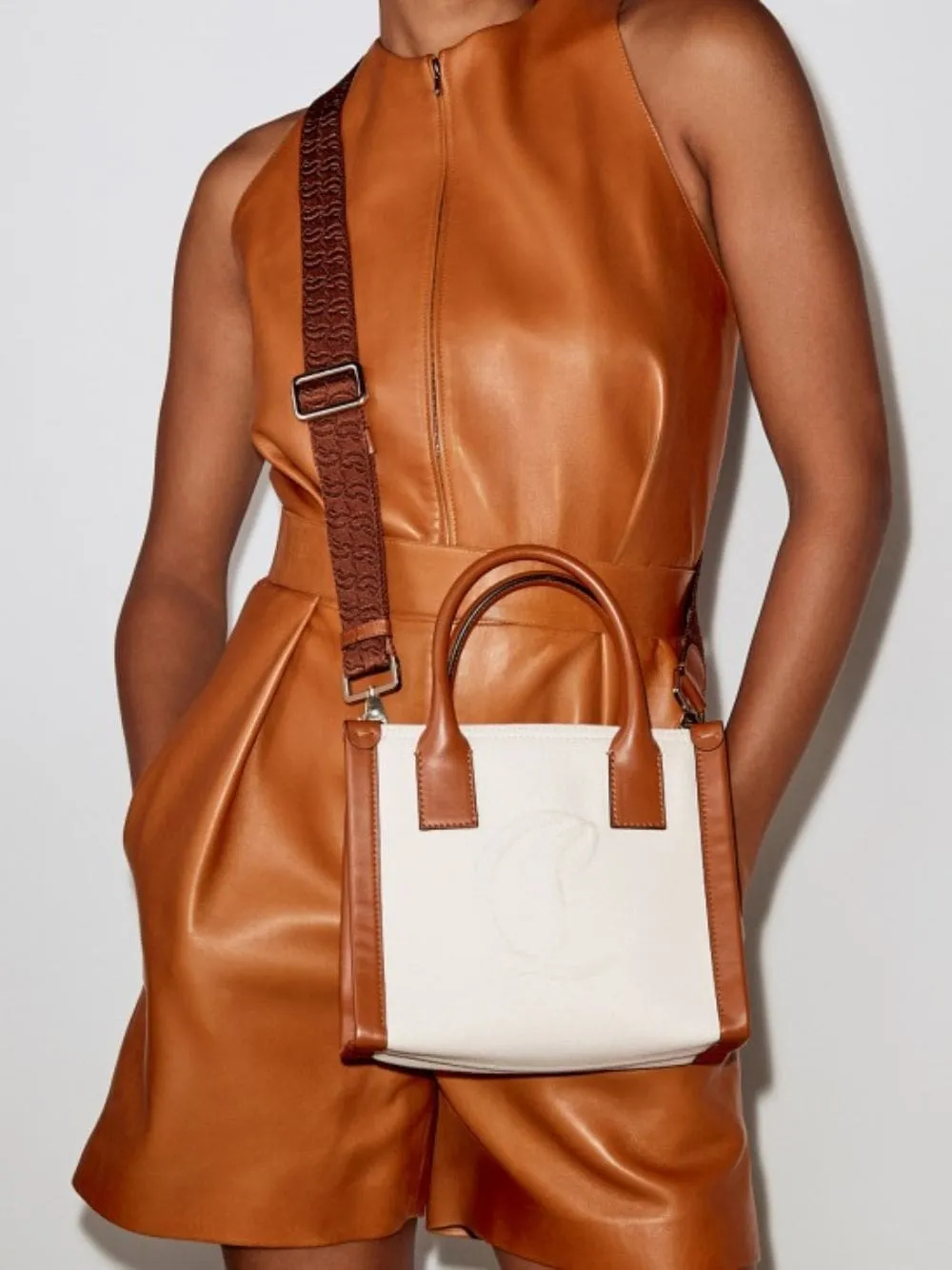 By My Side Mini Beige Tote Bag sold by Fashion Clinic product image thumbnail 2