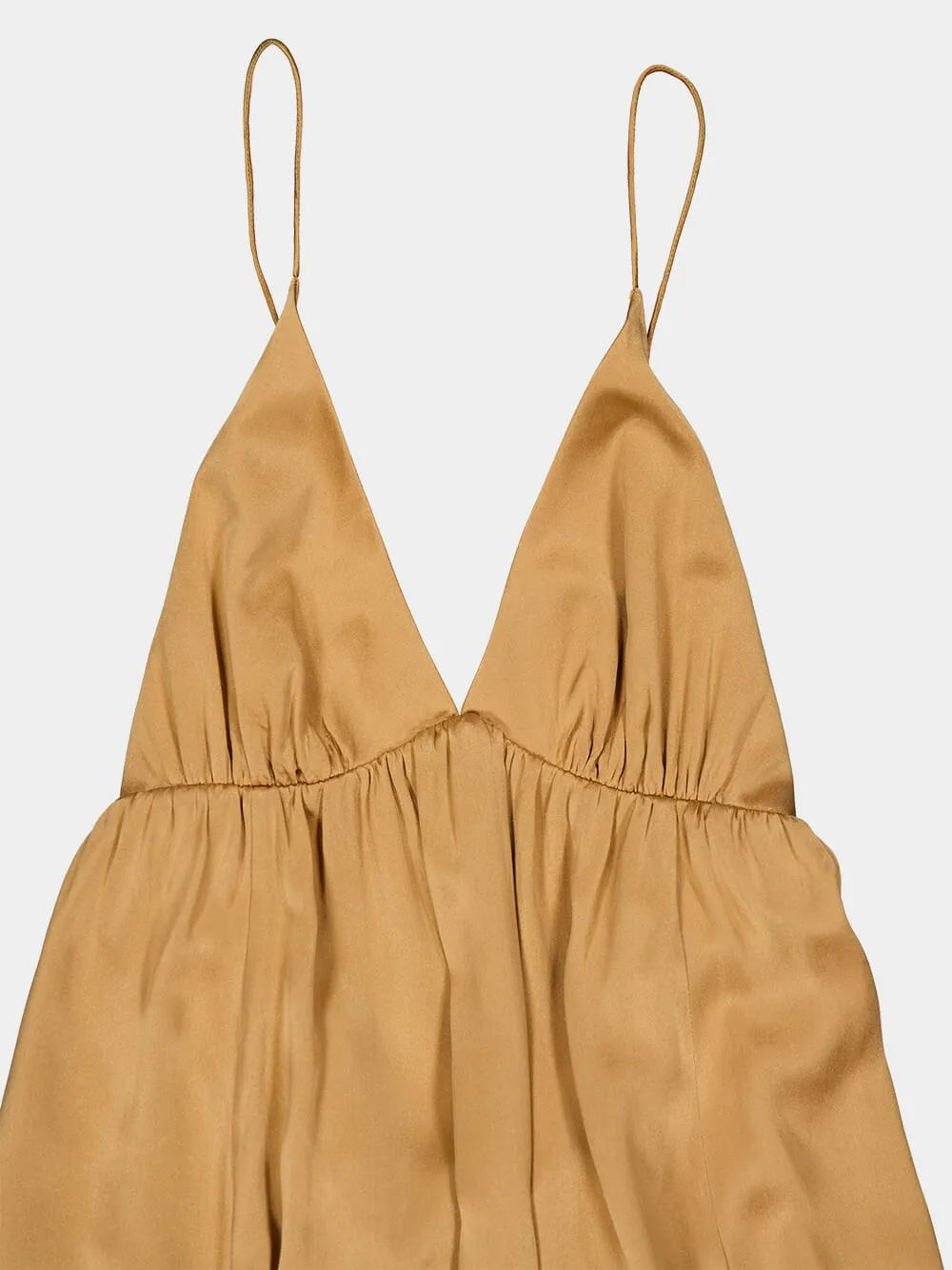Sand Silk Slip Dress sold by Fashion Clinic product image thumbnail 3