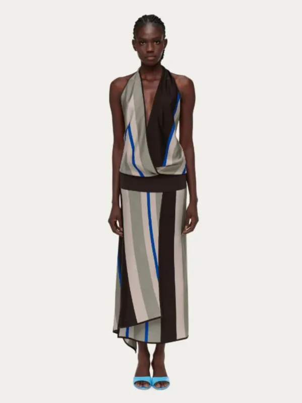 Asymmetric Knitted Dress sold by Fashion Clinic
