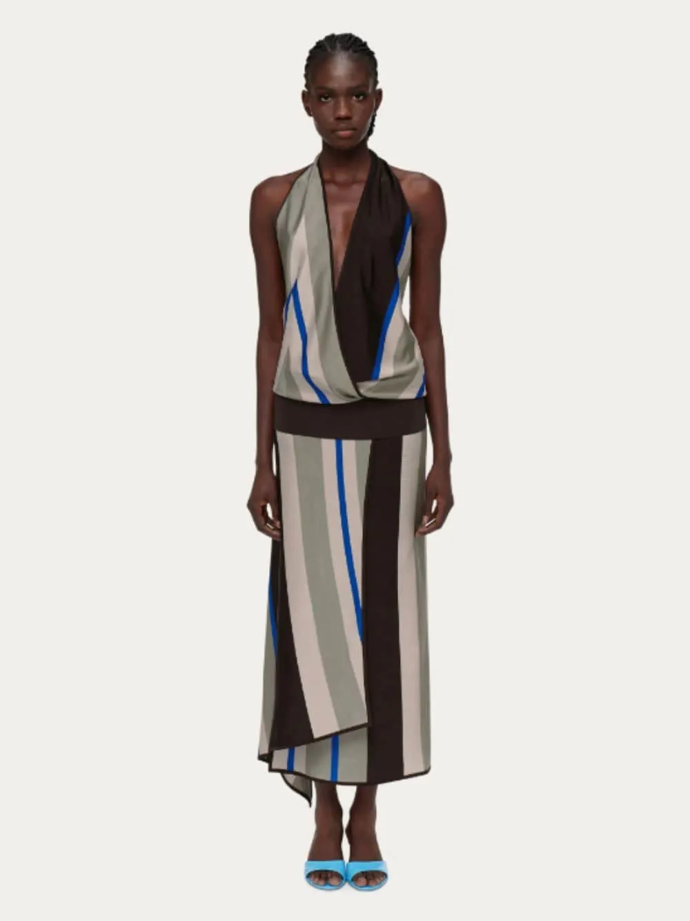 Asymmetric Knitted Dress sold by Fashion Clinic