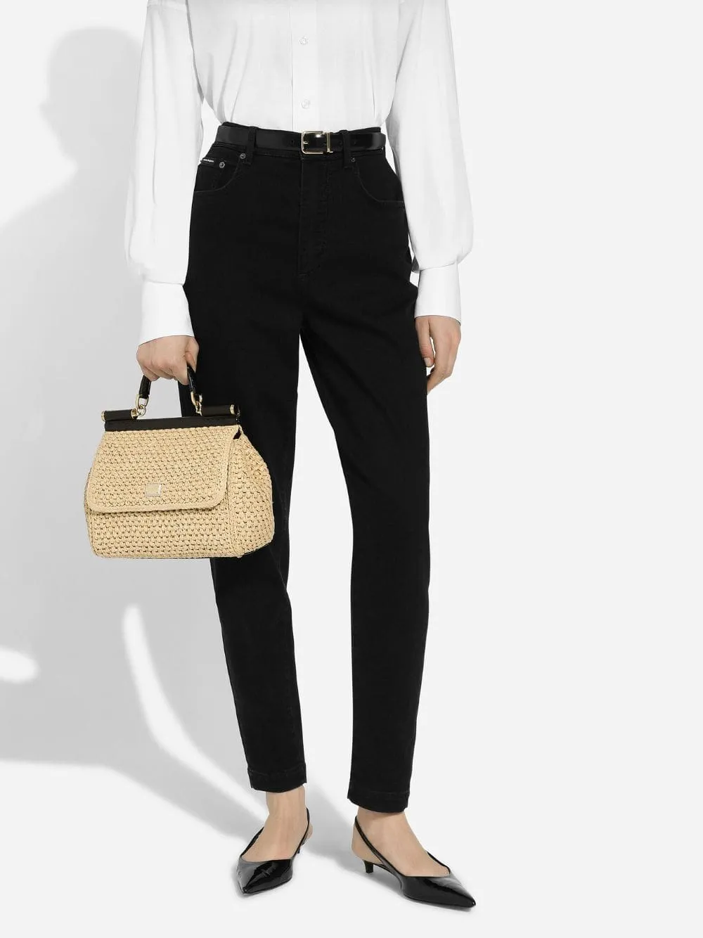 Large Raffia Crochet Sicily Handbag sold by Fashion Clinic product image thumbnail 3