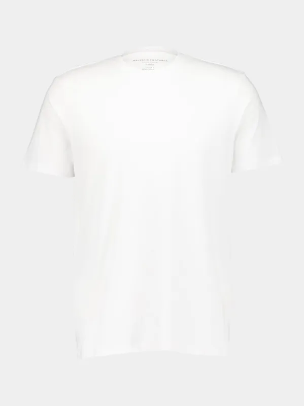 White Cotton T-Shirt made by Fashion Clinic