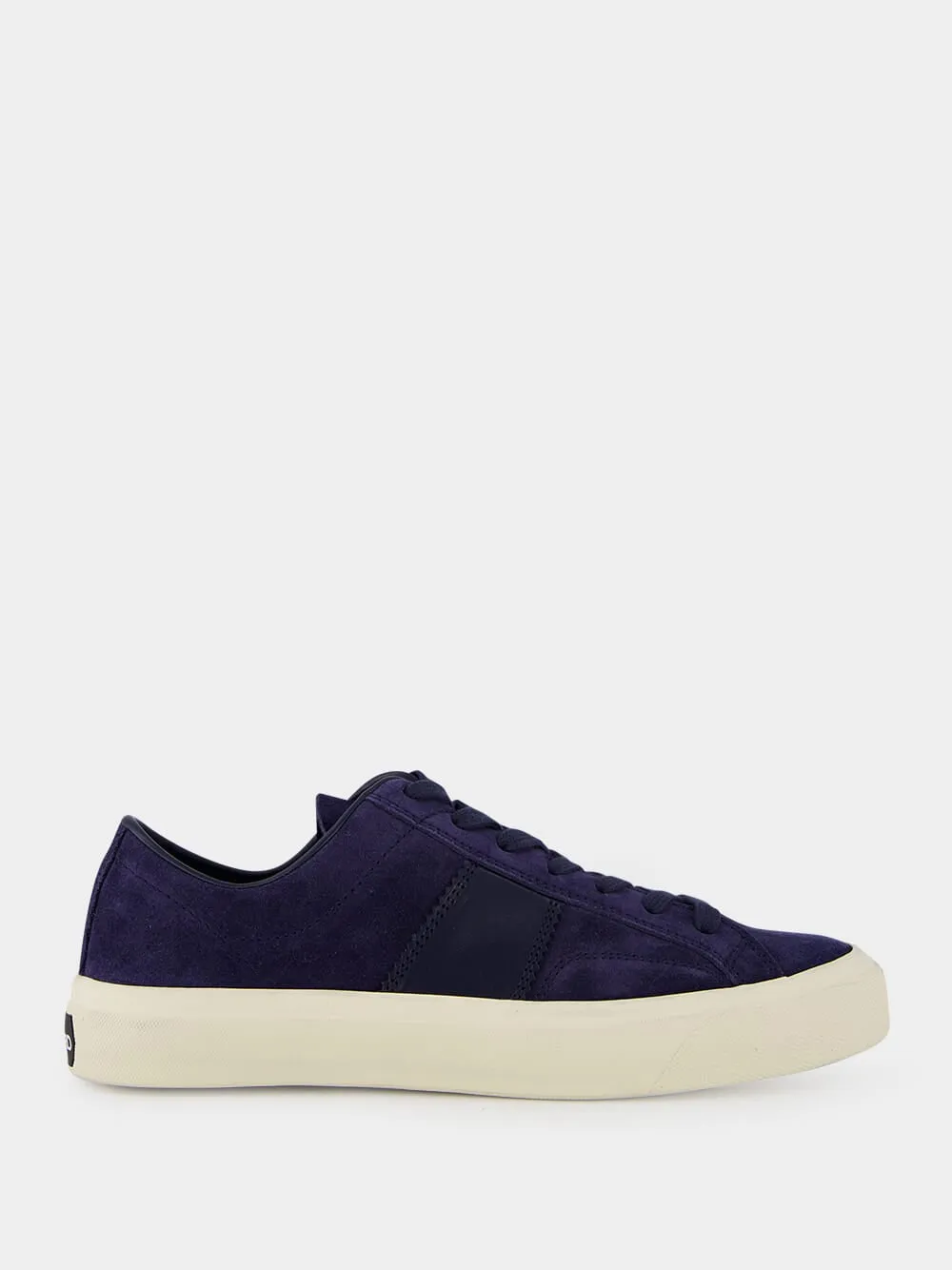 Navy Suede Cambridge Sneakers sold by Fashion Clinic