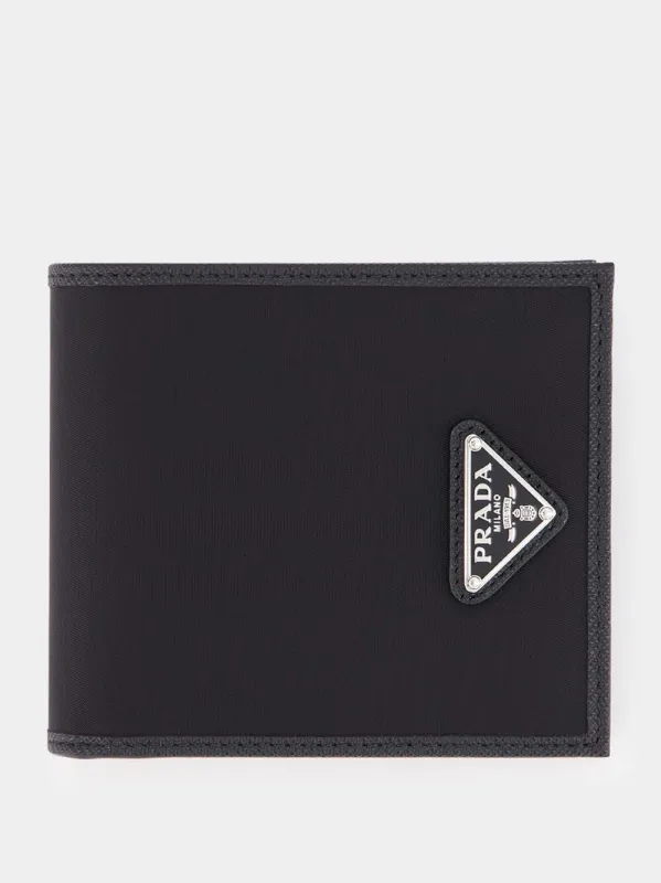 Black Re-Nylon Wallet sold by Fashion Clinic