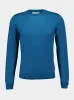 Blue Lightweight Merino Wool Crewneck sold by Fashion Clinic