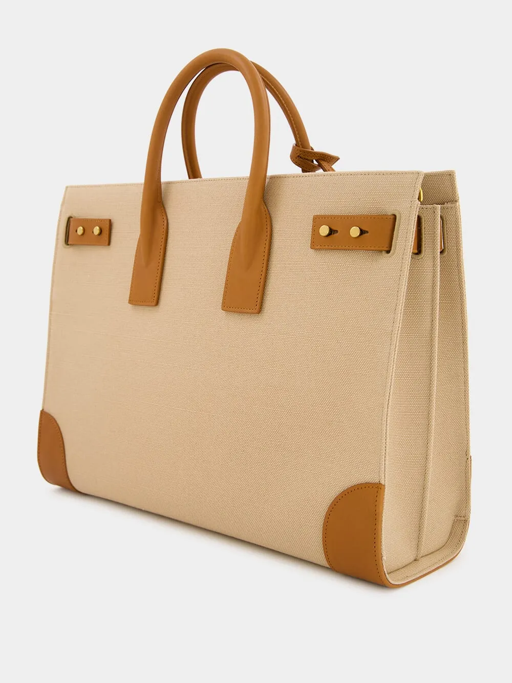 Canvas and Leather Sac de Jour Bag sold by Fashion Clinic product image thumbnail 5