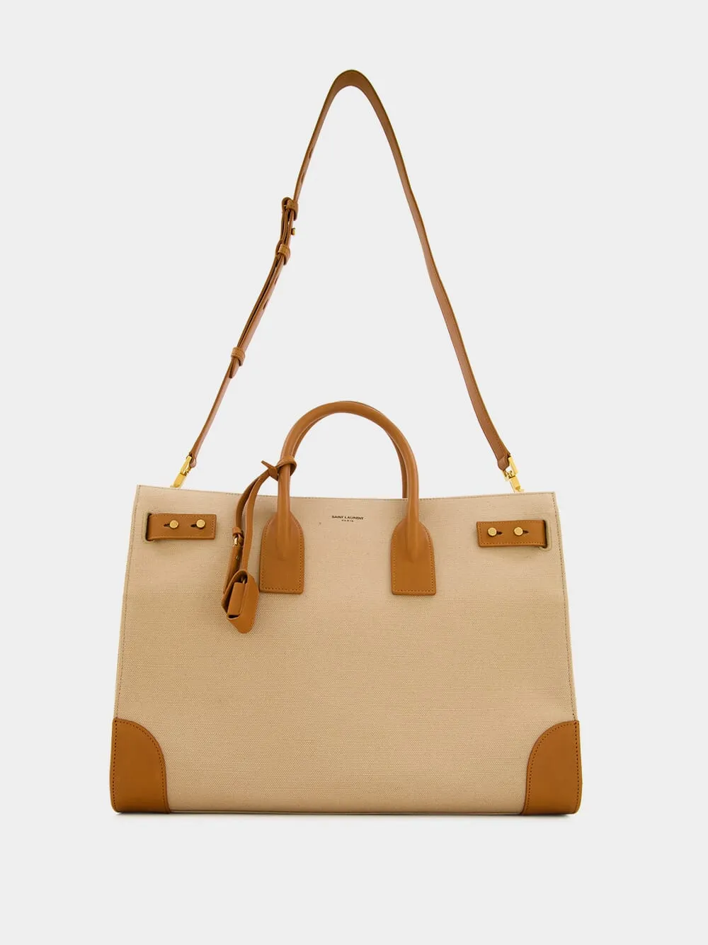 Canvas and Leather Sac de Jour Bag sold by Fashion Clinic product image thumbnail 2