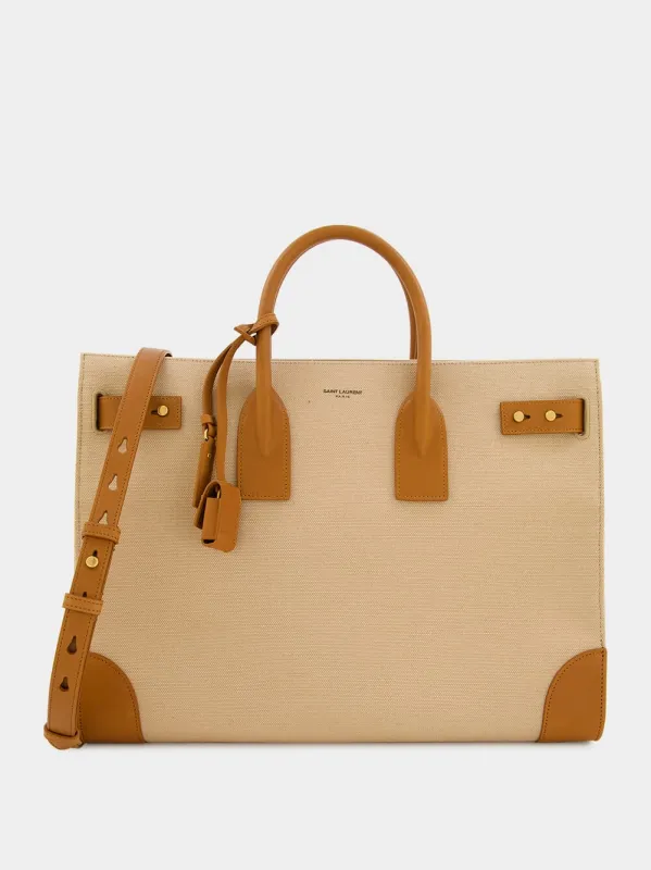 Canvas and Leather Sac de Jour Bag sold by Fashion Clinic