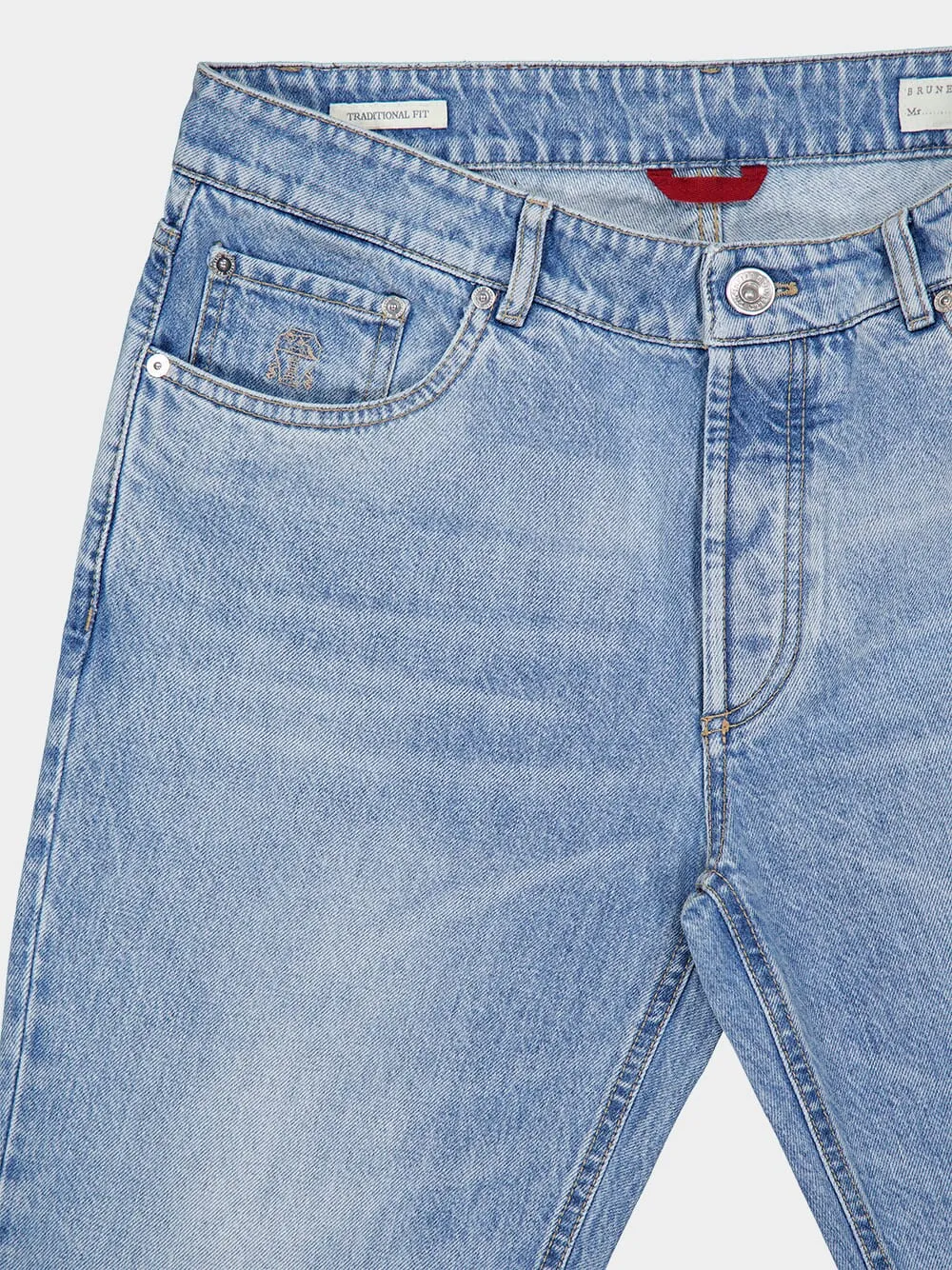 Light Wash Denim Pants sold by Fashion Clinic product image thumbnail 3