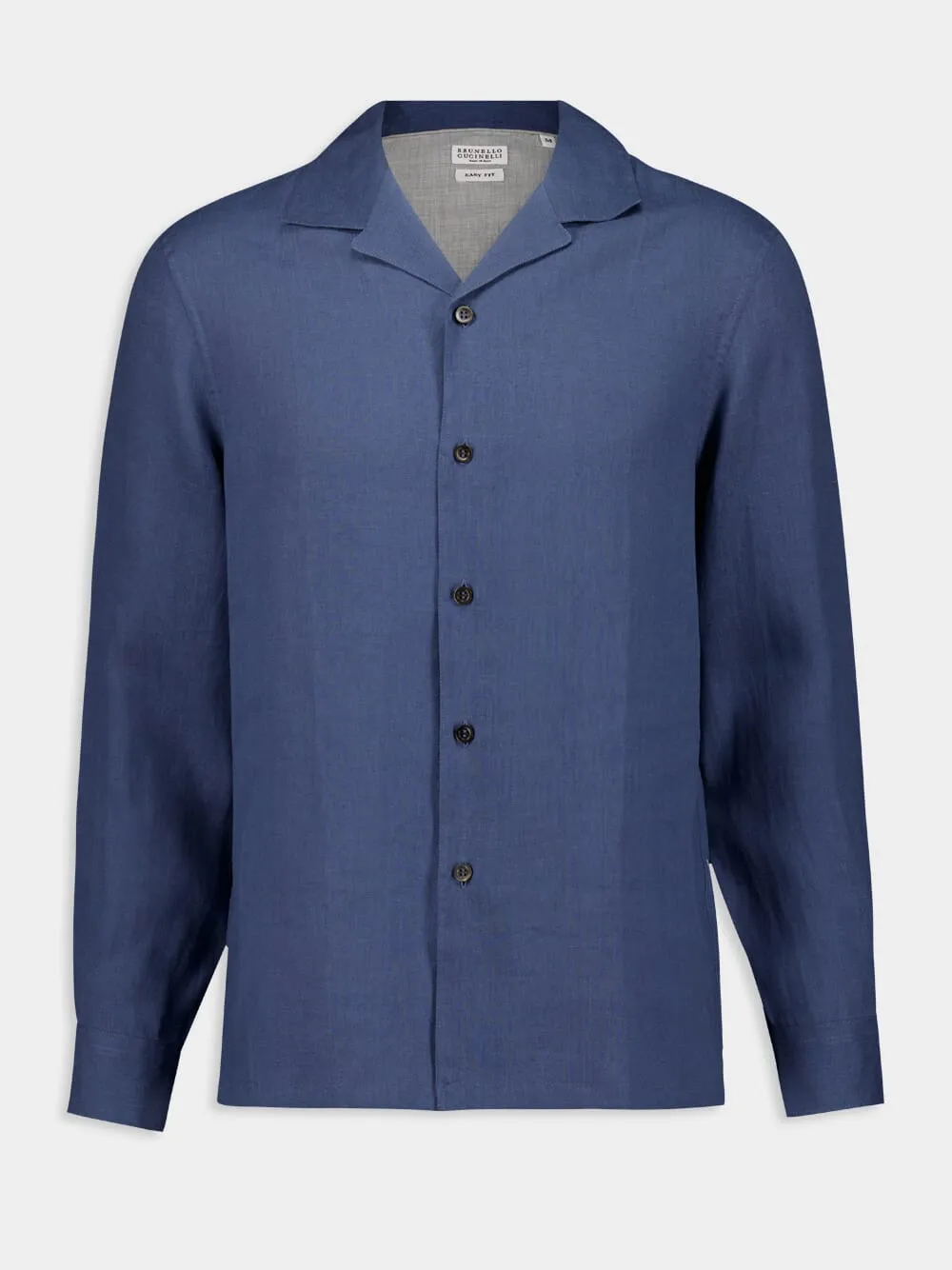 Ocean Blue Long Sleeve Shirt sold by Fashion Clinic