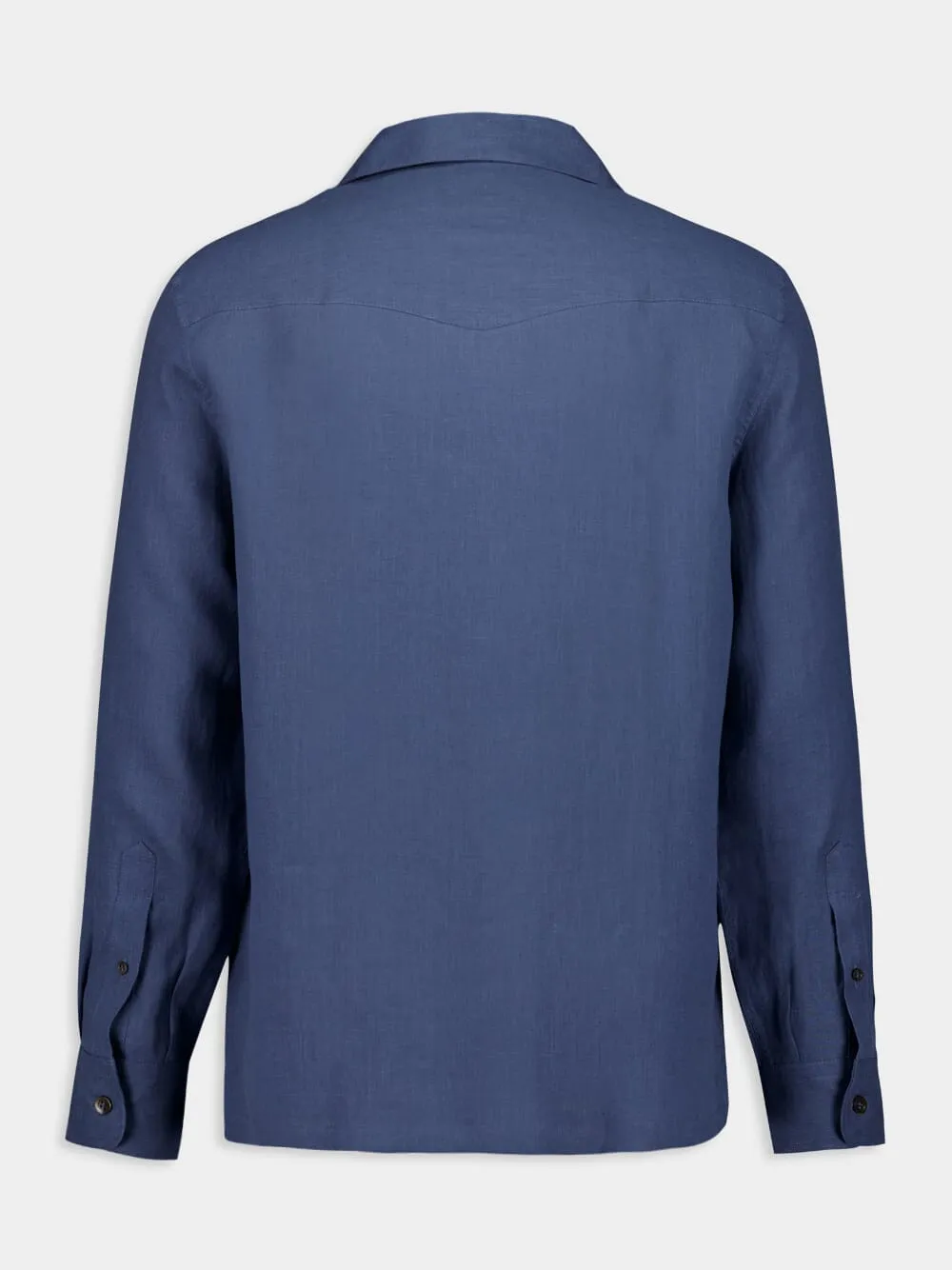 Ocean Blue Long Sleeve Shirt sold by Fashion Clinic product image thumbnail 2