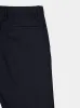 Navy Pressed-Crease Trousers sold by Fashion Clinic