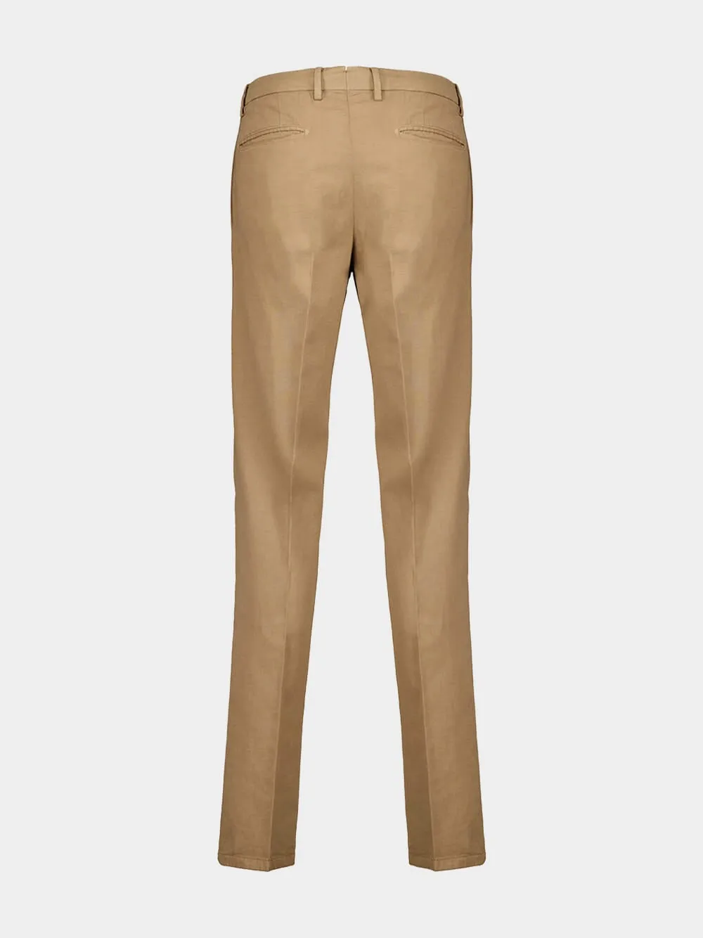 Beige Pressed-Crease Trousers sold by Fashion Clinic product image thumbnail 2
