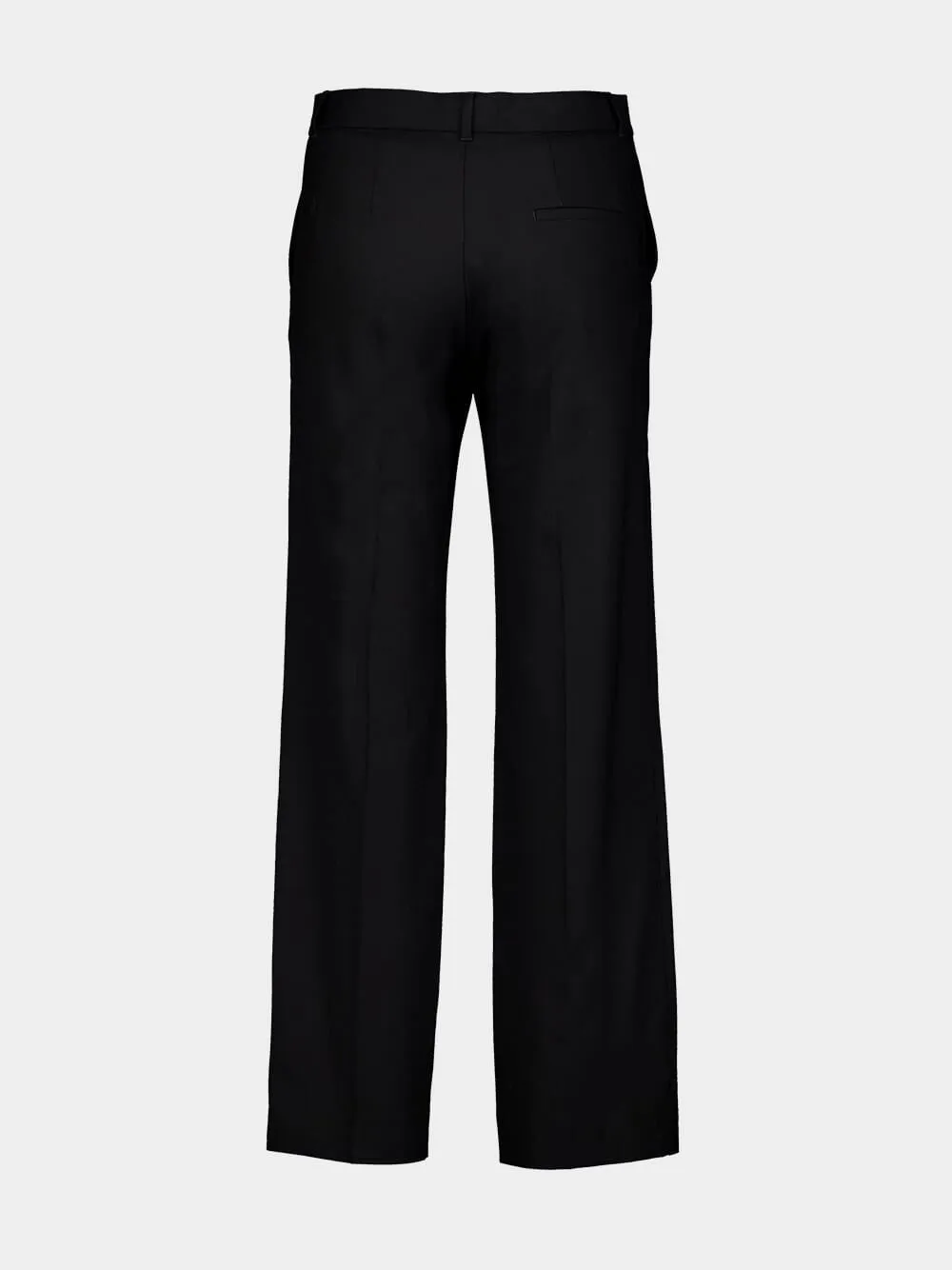 Straight-Leg Wool Trousers sold by Fashion Clinic product image thumbnail 2
