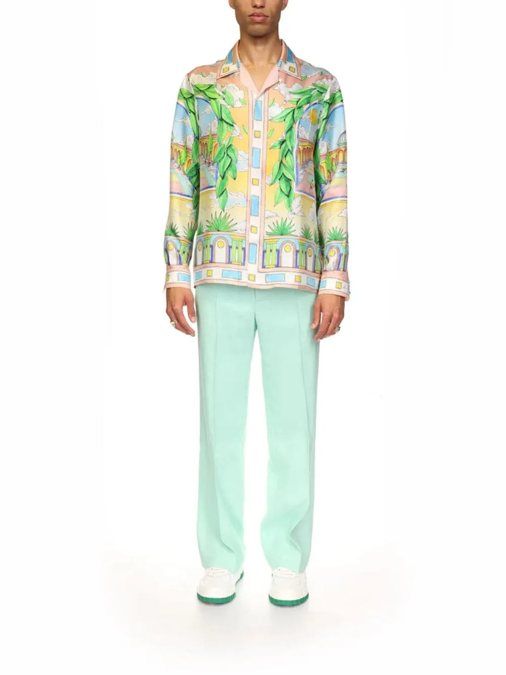 Paysage Ideal Silk Shirt sold by Fashion Clinic product image thumbnail 2