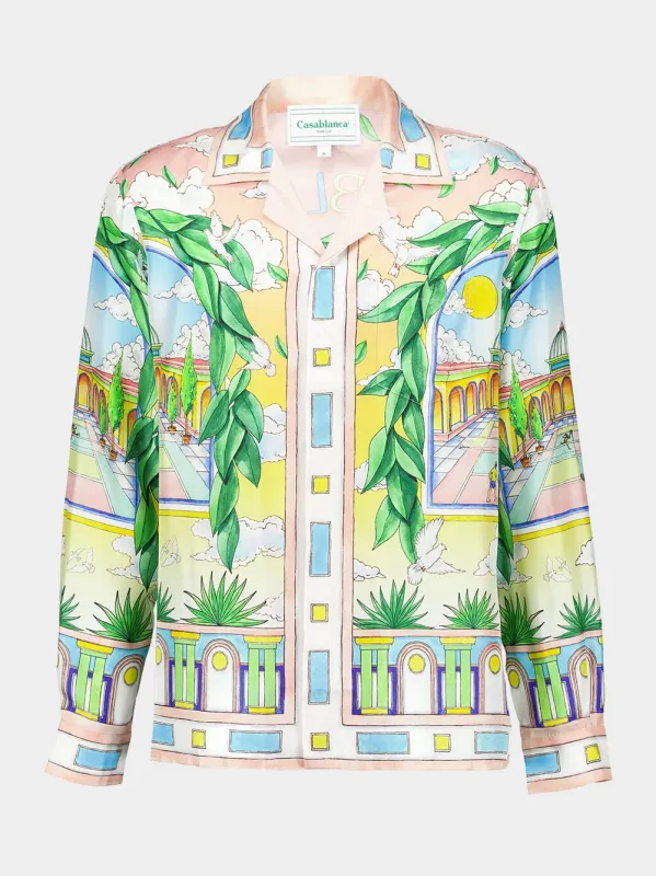 Paysage Ideal Silk Shirt sold by Fashion Clinic