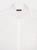White Metal BB Stencil-Print Cotton Shirt sold by Fashion Clinic