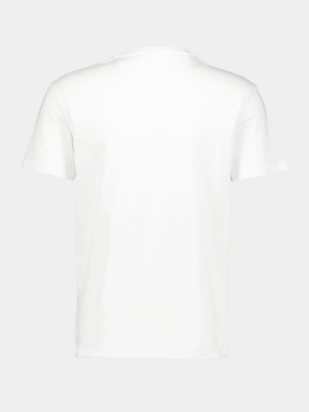 White Cotton T-shirt with VLogo Patch sold by Fashion Clinic product image thumbnail 2