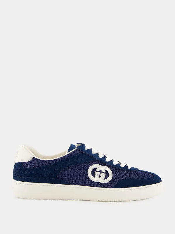 Blue Interlocking G Sneakers sold by Fashion Clinic