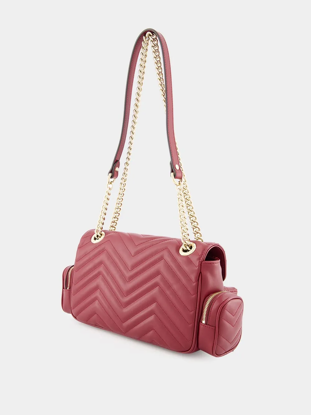 Rosso Ancora GG Marmont Small Multi-Pocket Bag sold by Fashion Clinic product image thumbnail 4