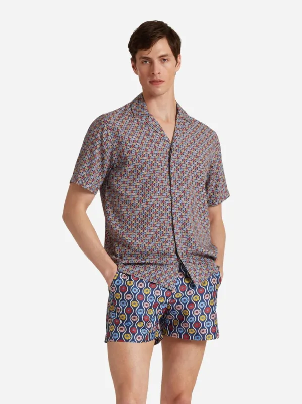 Whitsun Mini Blue Maitan Shirt sold by Fashion Clinic