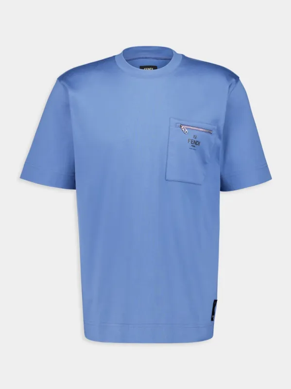Blue Oversized T-Shirt sold by Fashion Clinic