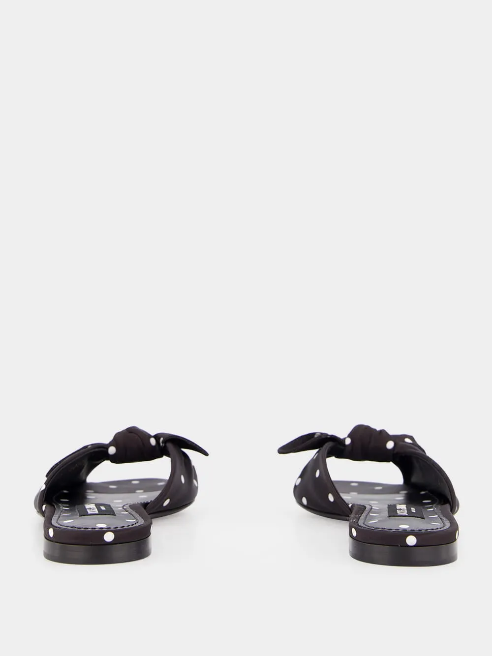 Polka-Dot Printed Satin Sliders sold by Fashion Clinic product image thumbnail 4