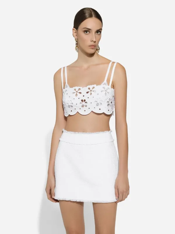 Cut-Out Detailing Cotton Top sold by Fashion Clinic