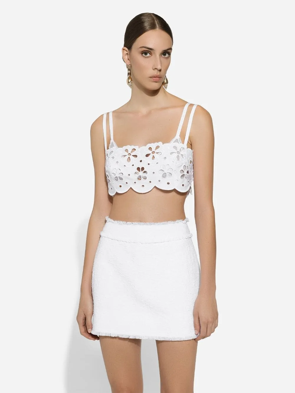 Cut-Out Detailing Cotton Top sold by Fashion Clinic