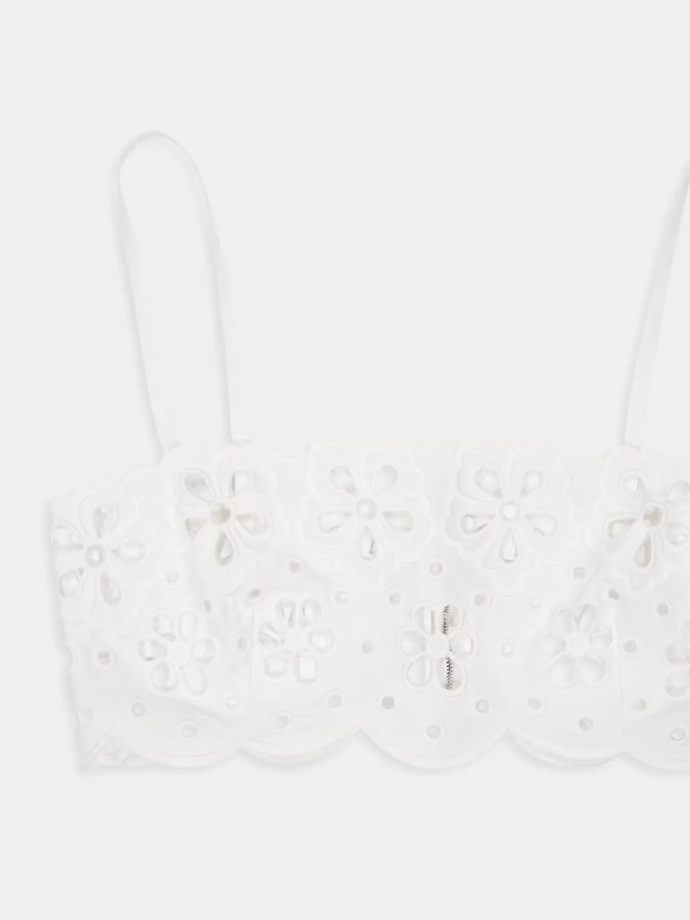 Cut-Out Detailing Cotton Top sold by Fashion Clinic product image thumbnail 5