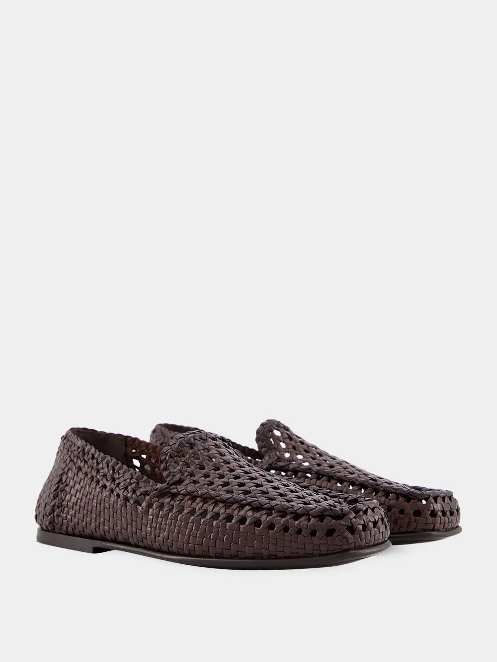 Hand-Woven Goatskin Loafers sold by Fashion Clinic product image thumbnail 3