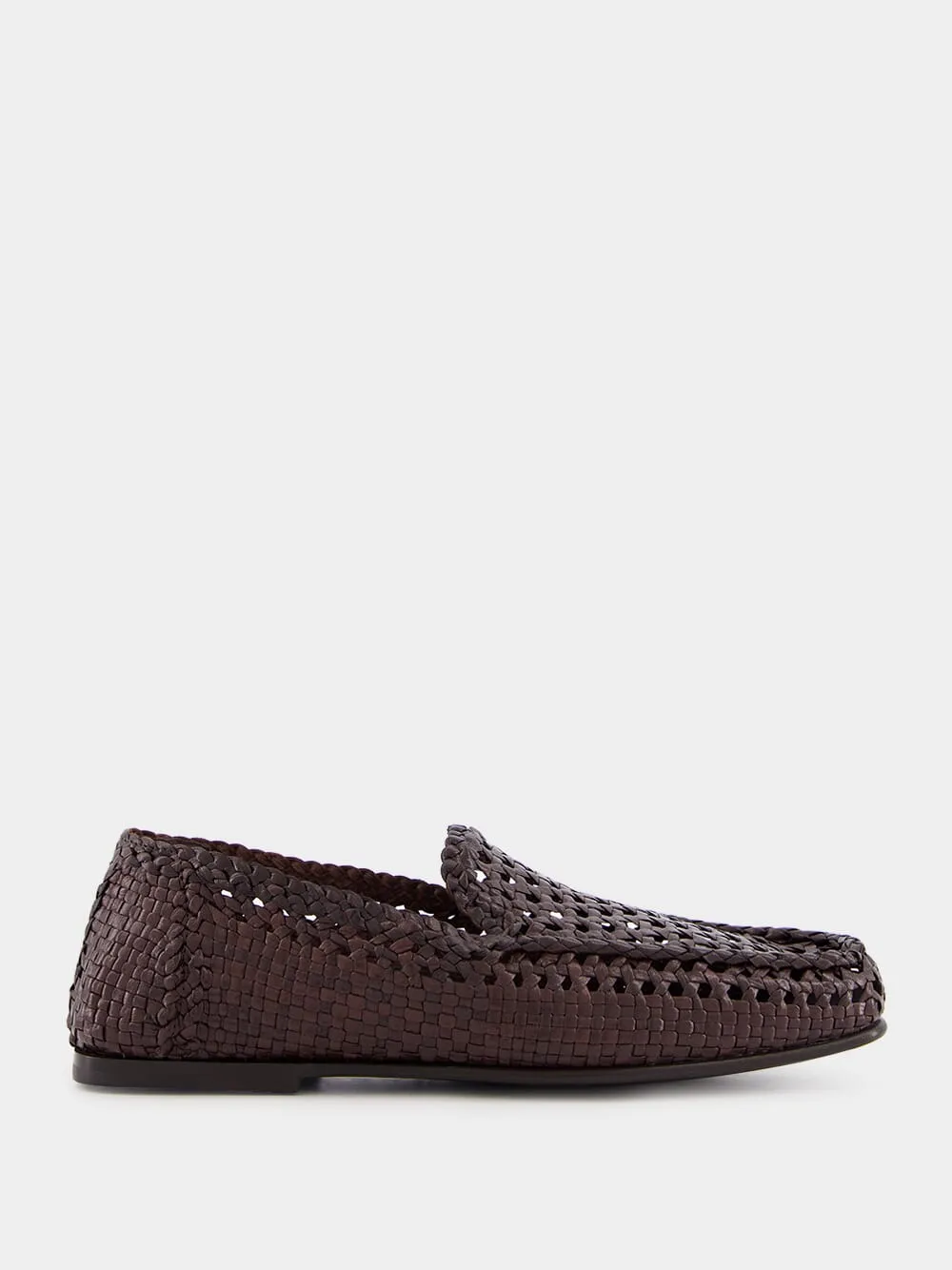 Hand-Woven Goatskin Loafers sold by Fashion Clinic