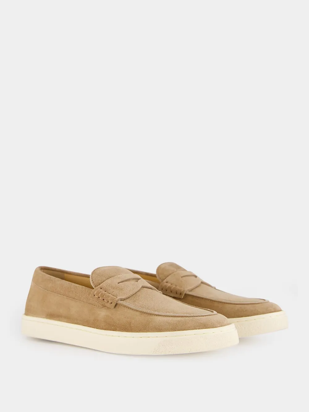 Noisette Suede Loafer Sneakers sold by Fashion Clinic product image thumbnail 3