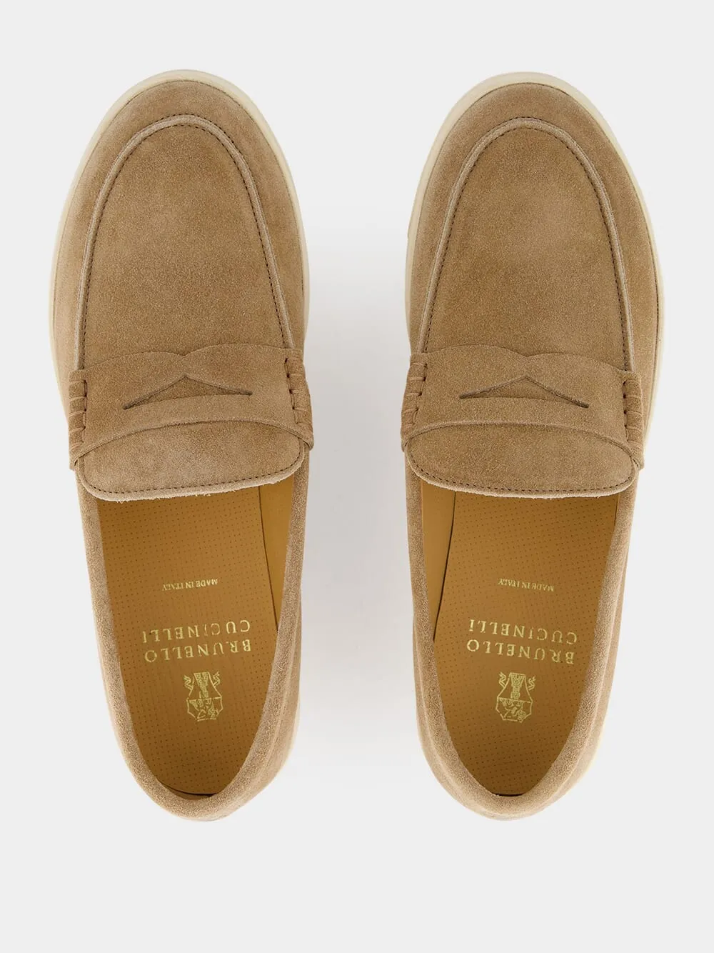 Noisette Suede Loafer Sneakers sold by Fashion Clinic product image thumbnail 4