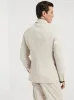 Beige Cotton and Cashmere Blazer sold by Fashion Clinic