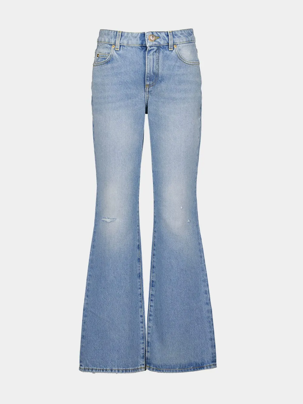 Flared Denim Jeans sold by Fashion Clinic product image thumbnail 2