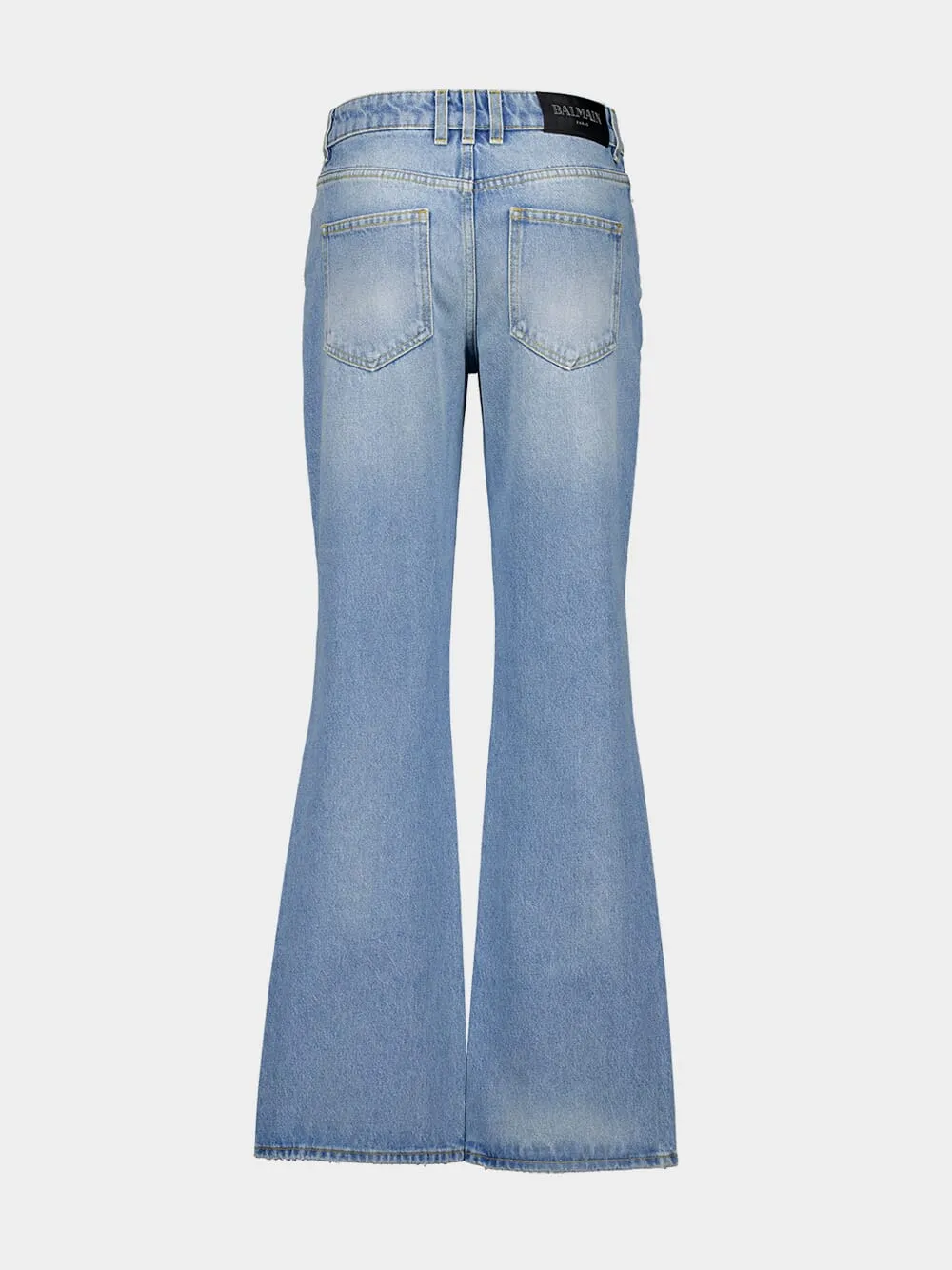 Flared Denim Jeans sold by Fashion Clinic product image thumbnail 3