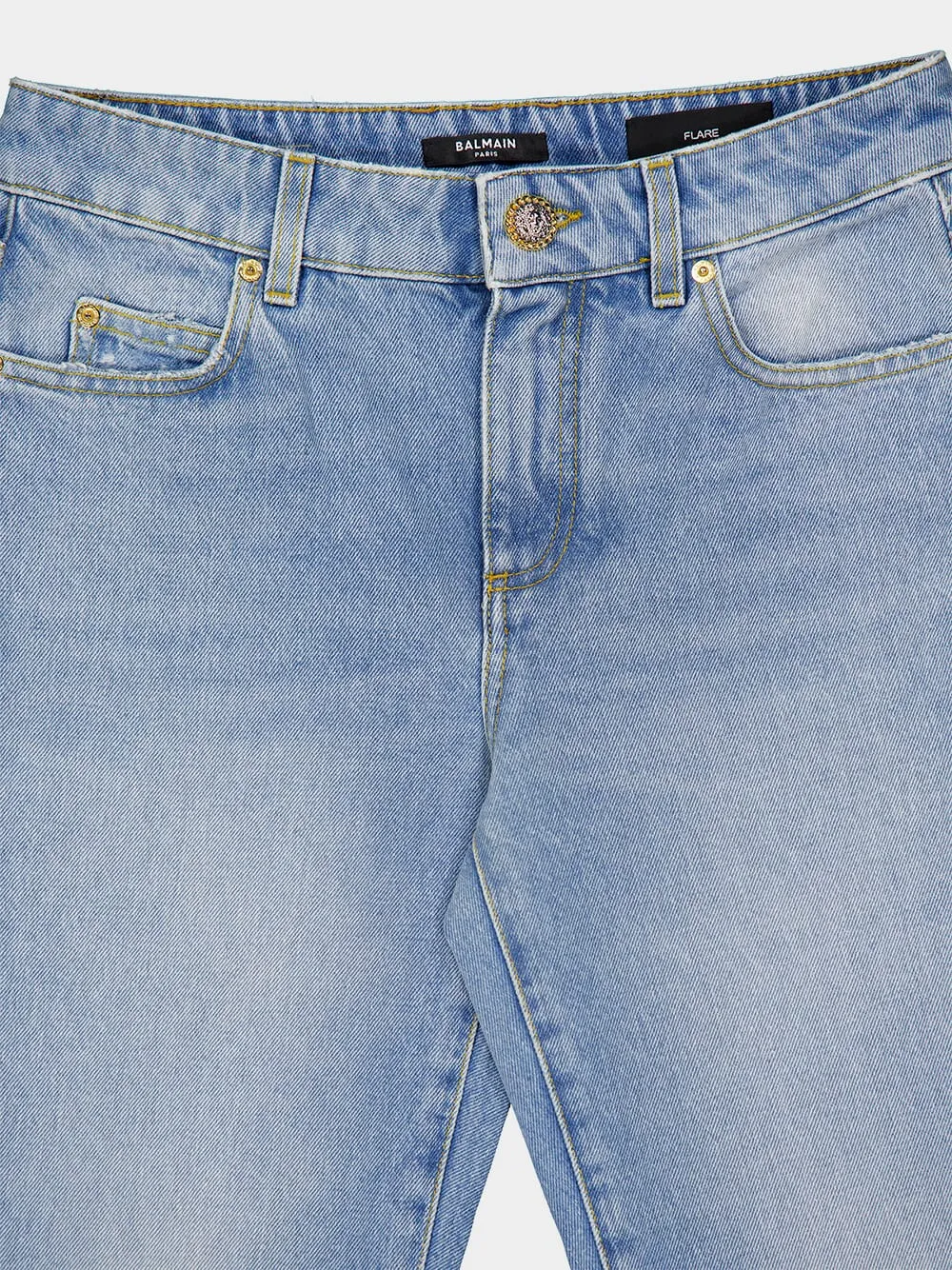 Flared Denim Jeans sold by Fashion Clinic product image thumbnail 5
